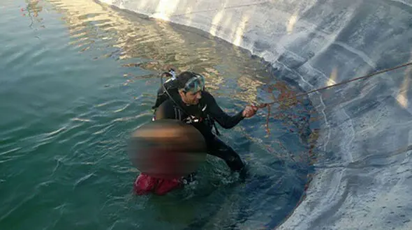 جوانی در استخرذخیره آب آران و بیدگل خفه شد