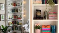 چطور یک کتابخانه ساده و شیک دخترانه برای اتاق خواب خود بسازیم؟