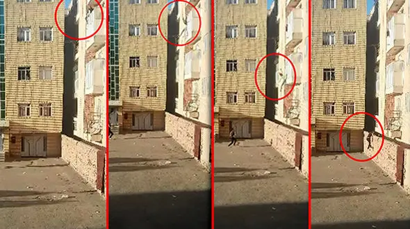 راز سایه مردی در بالکن قبل از سقوط زن جوان اردبیلی روشن شد+فیلم و عکس