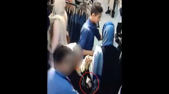 فیلمی حیرت انگیز از دزدی خونسردانه زنی در پاساژگلستان شهرک غرب+تصاویر