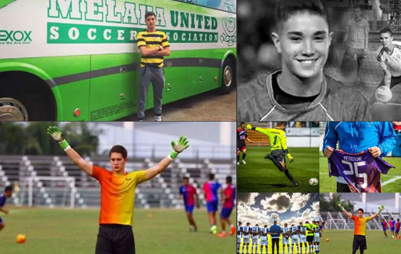 مرگ دردناک دروازه بان  در زمین فوتبال  / رعد و برق خشکش کرد + عکس