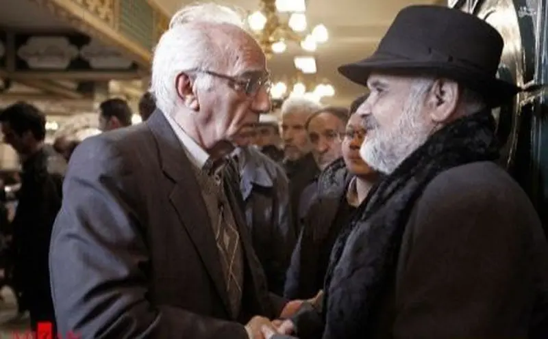 مراسم ختم پدر اکبر عبدی