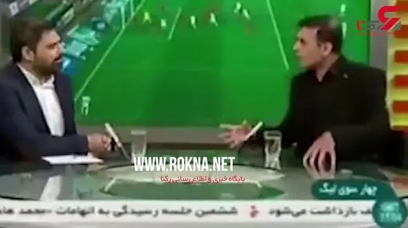 توهین سرمربی پارس جنوبی روی آنتن زنده!+فیلم