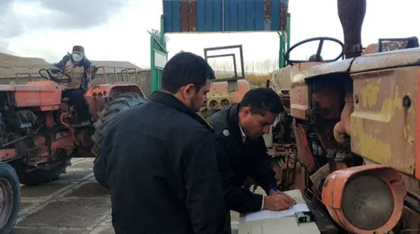 پلاک گذاری 98 درصد ماشین آلات کشاورزی هشترود