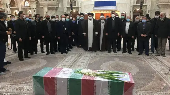 وداع شهید محسن فخری زاده با امام راحل + فیلم