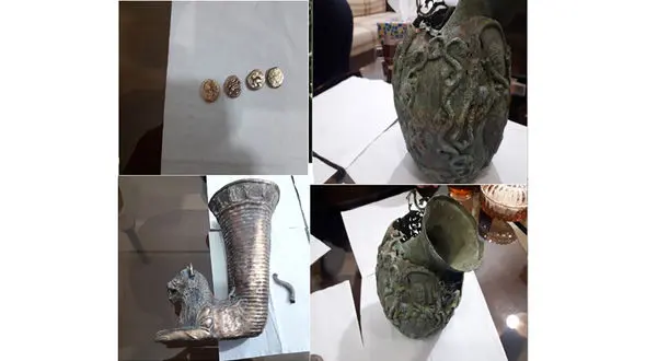 گنج هخامنشی در دلفان لو رفت / 3 بازداشتی اعتراف کردند + عکس