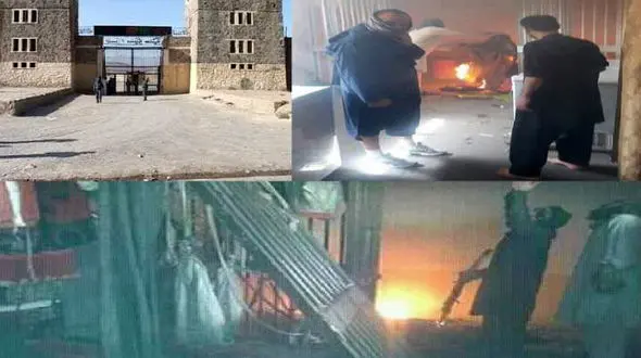 شورش در بخش زندانیان سیاسی + عکس 