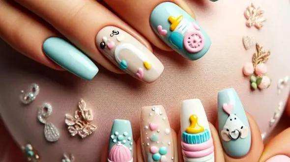 طراحی ناخن ویژه بارداری: متفاوت و دوست‌داشتنی