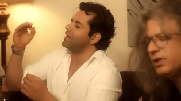 آواز احساسی؛ رضا بهرام تو خلوتگاهش با آهنگ جدید کنار دوستاش رفت اغماء