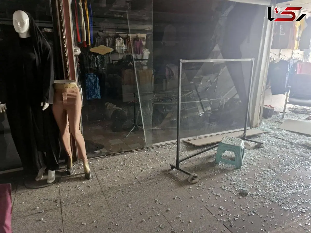 حمله آمریکا و اسرائیل به پاساژ کیف و کفش در تهران + عکس
