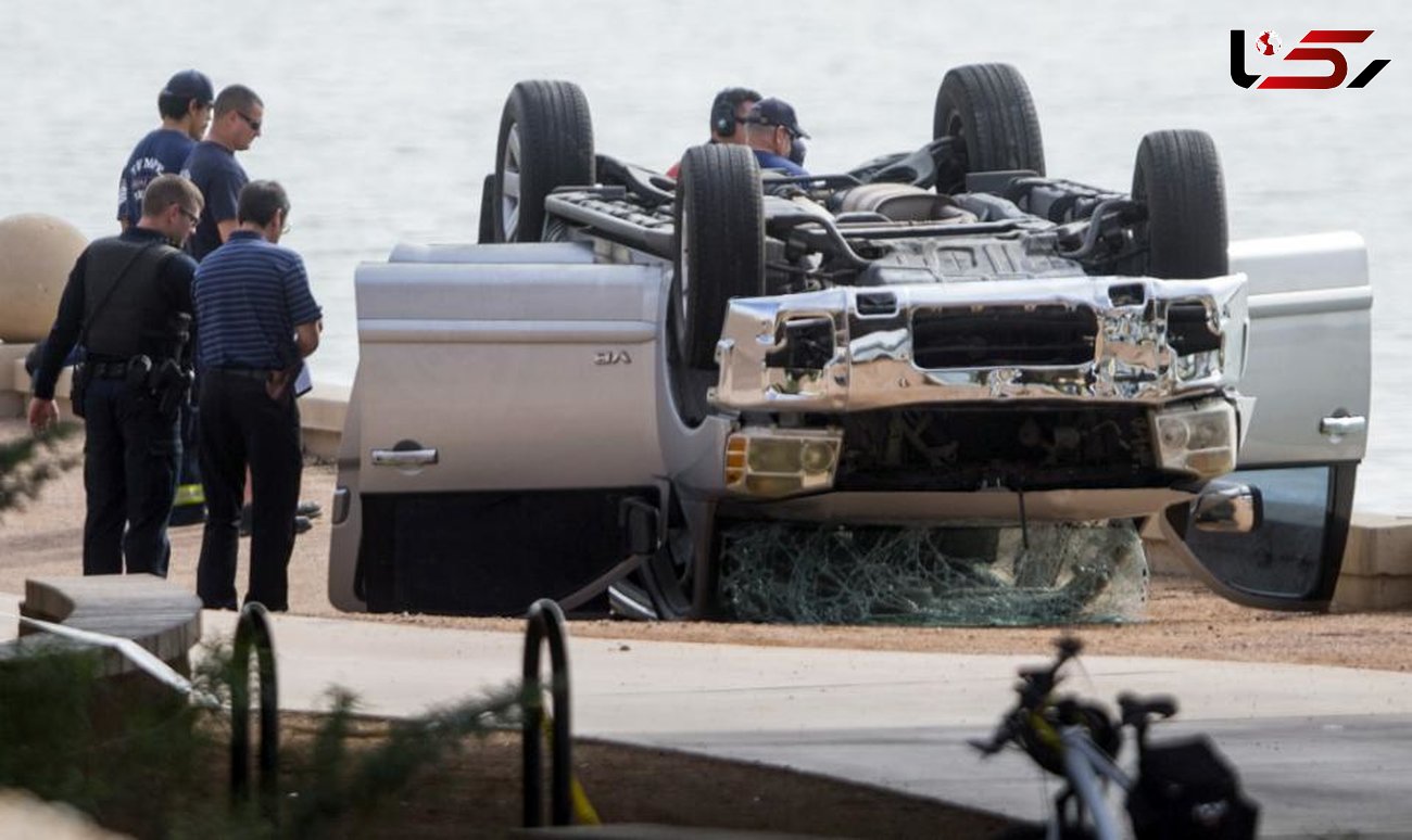 مرگ 5 عضو خانواده امریکایی در سقوط خودرو به دریاچه