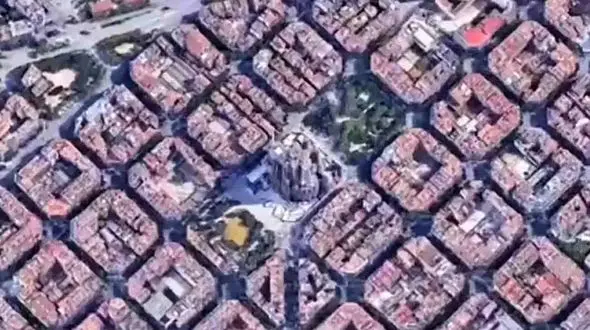 شهر بارسلون از نگاه دوربین + فیلم