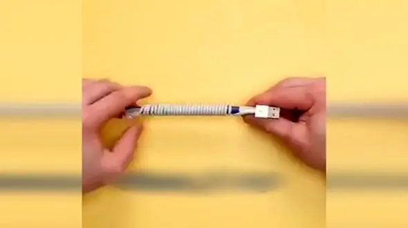 کوتاه کردن کابل شارژ + فیلم