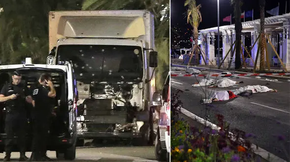 لحظه هولناک عبور کامیون داعشی ها از روی مردم در جشن استقلال +فیلم وعکس