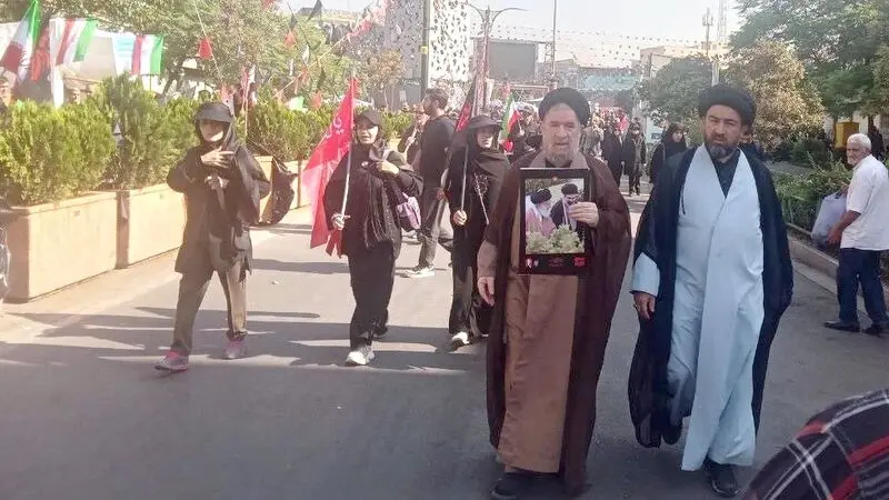 حجت الاسلام سید محمدرضا میرتاج‌الدینی روز سه‌شنبه در مراسم پیاده روی جاماندگان اربعین تهران