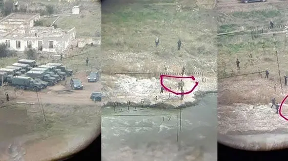 عکس جنجالی/ رئیس‌جمهور آذربایجان در تیررس تک‌تیراندازان ایران !