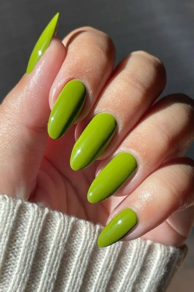 لاک ناخن ژل آیس سبز