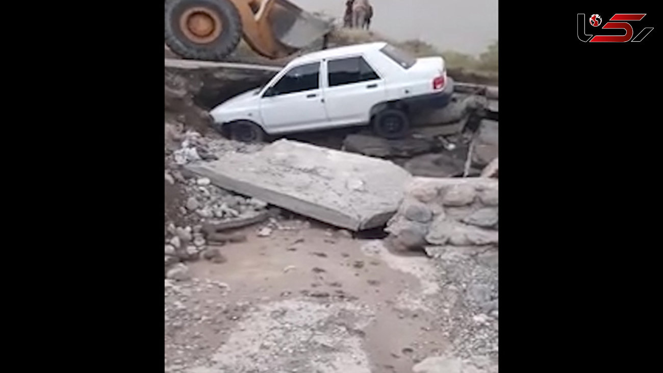 سقوط خودرو پراید به رودخانه در روستای زهوکی + فیلم
