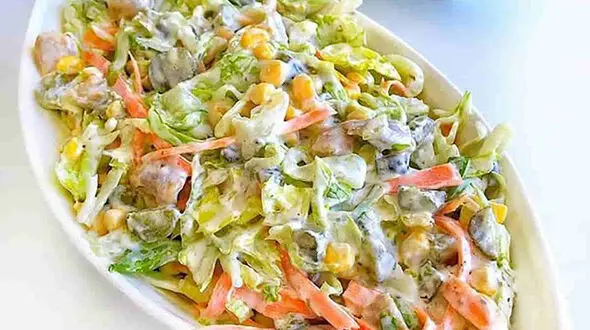 این سالاد خوشمزه را امتحان کنید + طرز تهیه