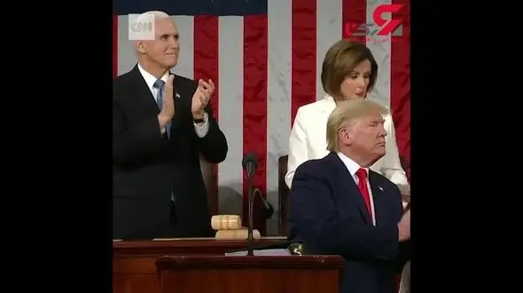 سخنرانی سالانه ترامپ در کنگره جنجال آفرین شد + فیلم