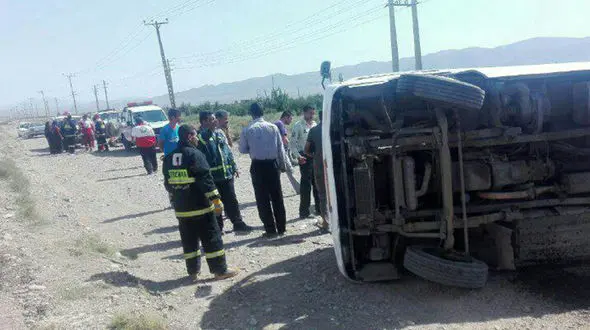 5 سرنشین پیکان در تصادف محور بوکان - میاندوآب کشته شدند