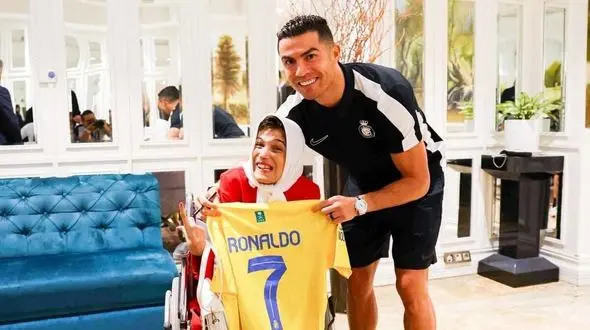 فاطمه حمامی: مطمئنم یک روز هم مسی را از نزدیک می‌بینم/ رونالدو با دیدن من اشک ریخت