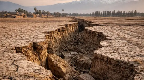 ثبت نرخ 43 سانتی‌ متری فرونشست در برخی دشت‌ های ایران