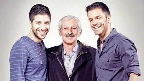 سیروان و زانیار خسروی عزادار شدند + عکس
