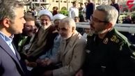 سوال جالب و غیر منتظره سردار سلیمانی از خبرنگار صدا و سیما+فیلم