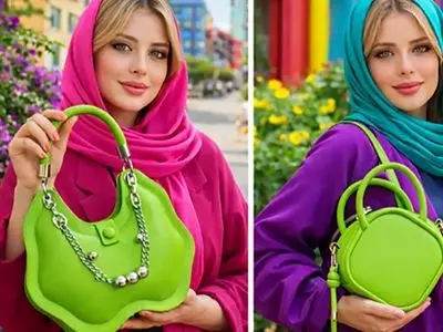 15 ایده برای استایل شاد با کیف سبز نئونی؛ جذاب و متفاوت باشید