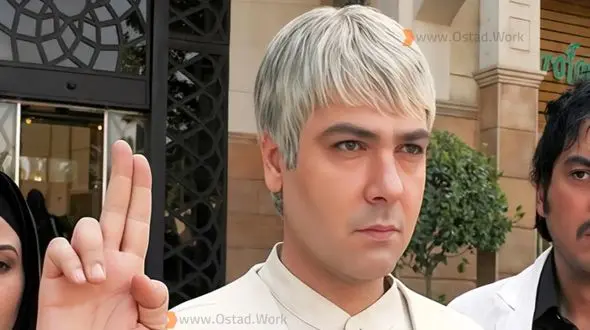 تغییر چهره ی کوروش تهامی فرشته ی سریال ملکوت پس از 15 سال در 54 سالگی با همسرش/دیس کاور نیست