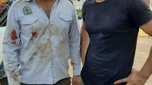 دستگیری 2 نفر حین آتش زدن عمدی جنگل در گرگان + عکس 