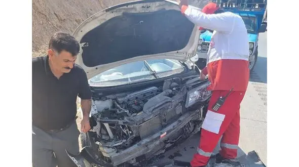 3 زخمی در تصادف سراتو در گرمسار  