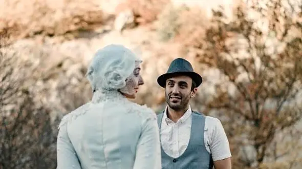 رونمایی از لباس عروسی اختصاصی و شیک دریا مرادی دشت، عروس چشم رنگی فاطمه گودرزی / با گل های زیبا و تور منحصر به فرد