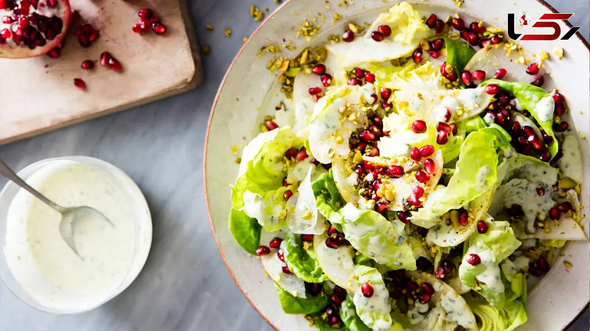 طراوت پاییز در سالادی خوشمزه و سالم + فیلم 