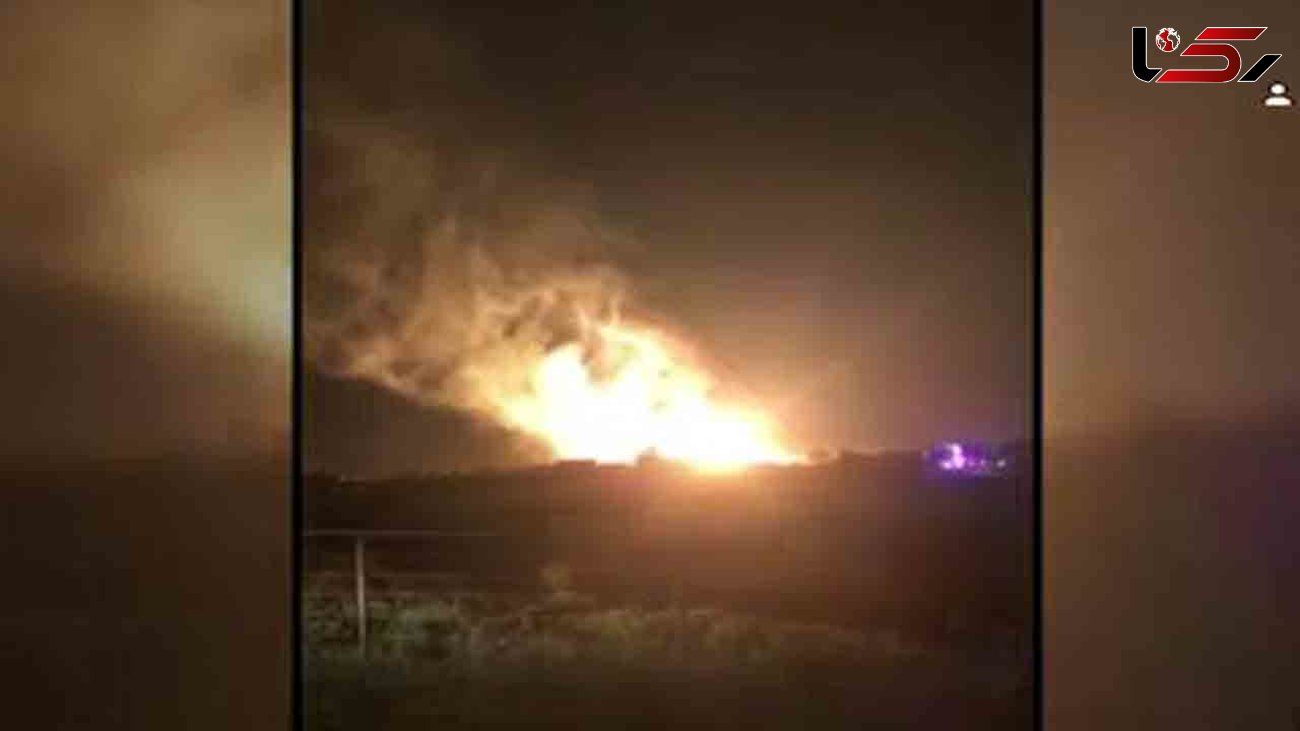 تصاویری از انفجار شدید خط لوله گاز اوکلاهاما در آمریکا +فیلم