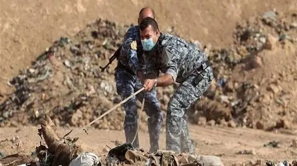 گور دسته جمعی قربانیان داعش کشف شد