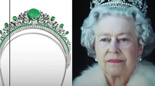 ردپای ایرانیان روی جدیدترین تاج ملکه الیزابت انگلیس ! + عکس 