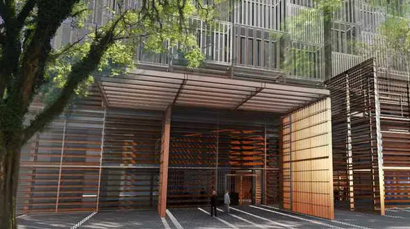 هتلی سبز و پوشیده از گیاه +عکس
