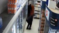حمله شبانه سارقان نقابدار به یک فروشگاه + فیلم