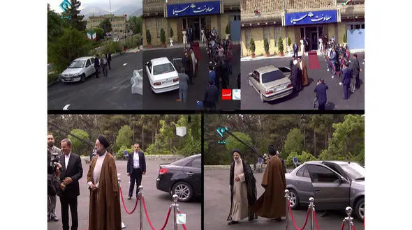 نامزد های انتخابات ریاست جمهوری  96 برای حضور در مناظره با چه ماشین هایی حاضر شدند+ عکس