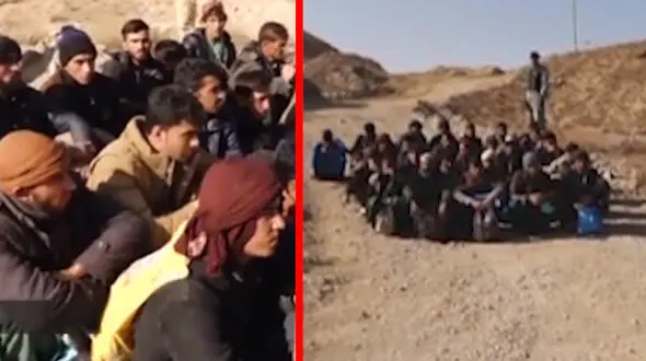  بازداشت مهاجران غیرقانونی افغانستان در مرز + فیلم  