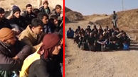  بازداشت مهاجران غیرقانونی افغانستان در مرز + فیلم  