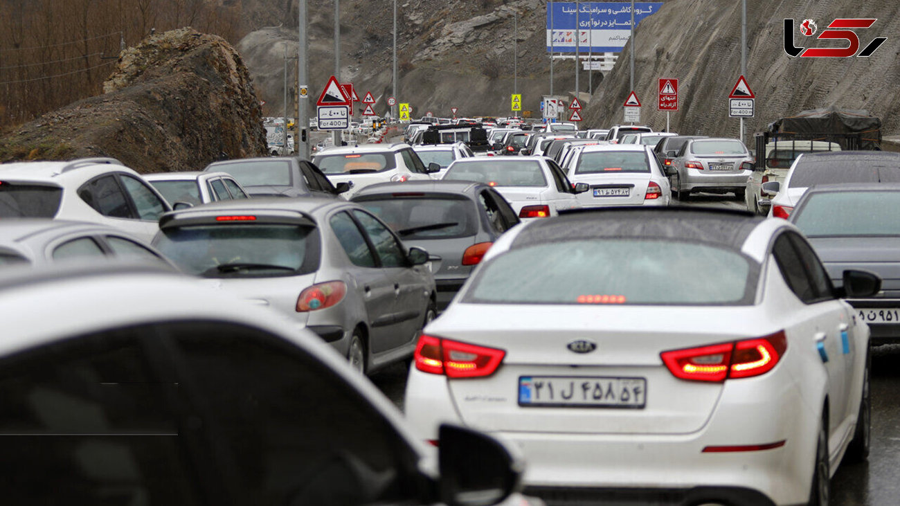 ترافیک سنگین صبحگاهی در آزادراه تهران – کرج – قزوین