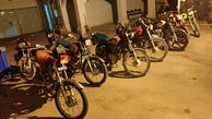 توقیف 13 موتورسیکلت و خودرو متخلف در آبادان