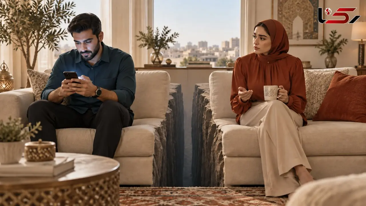 وقتی گوشی، جای همسرتان را می‌گیرد! 