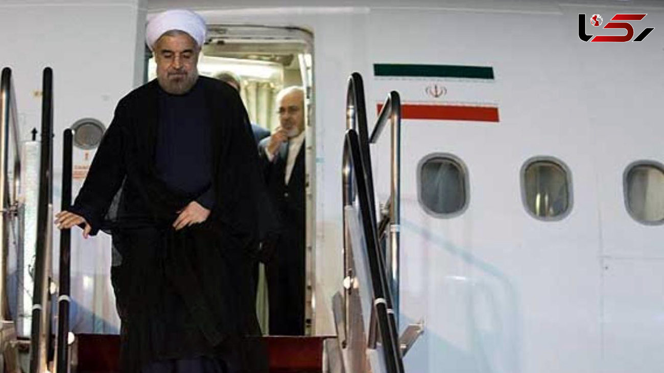 روحانی راهی نیویورک شد + عکس