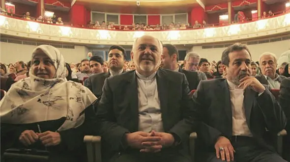 محمدجواد ظریف در کنسرت حسام الدین سراج +عکس