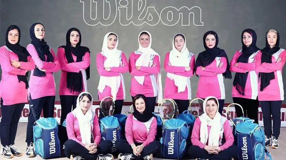 تیم اسکواش بازیگران زن در یک قاب +عکس