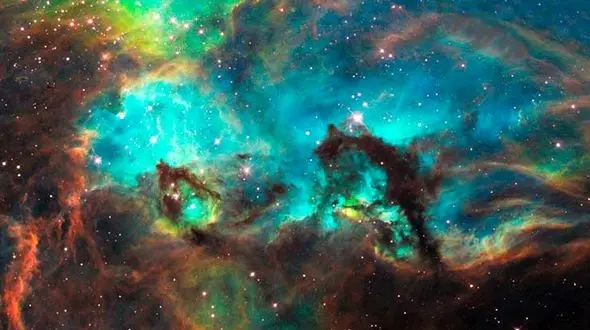 سحابی زیبا به شکل اسب دریایی